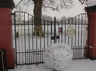 Big snowball in Ashton Park