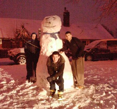 Me and my two mates have been up all night, we started making it at 2am and it took 4 hours. stands at 8ft tall
by kirrin, danny and tom.
