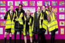 Pupils from Lacey Green Primary Academy decorated the hoardings of a new care home in Wilmslow