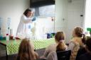 A science workshop held for young people at The Welcome Centre on Longridge