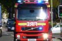 Car fire in Wrenbury Heath