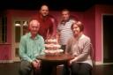 The cast of A Piece of Cake will be putting on the show at Knutsford Little Theatre next week