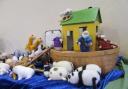 Noah's Ark captured in little knitted figures Pictures: Dennis Pepler
