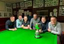 (Left to right) The Tatton A team of Freddie Rowley, Pete Blain, Ian McHale, Dave Blackburn, Rob Clarke, Ian Snelson and David Taylor with the trophy