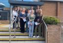 Holmes Chapel Sixth Form students celebrate A-level success with headteacher  Nigel Bielby