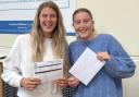 Twins Ellie and Thiollier Ashton celebrate successful A-level results at Alderley Edge School for Girls