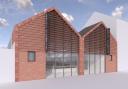 Artist's impression of the proposed £700k refurbishment of Knutsford Market Hall