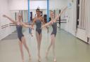 From left, dancers Elizabeth Ogden, Siyanna Vyas and Alice Poole have successfully auditioned for the English Youth Ballet production of Cinderella in Hollywood at the Opera House in Manchester