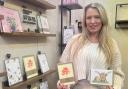 Sabrina Cowley returns to Knutsford Market Hall with a new card stall