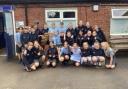 Pupils at Lower Peover CofE Primary School celebrate being in the top 1 per cent of the  country