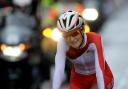 England's Lizzie Armitstead celebrates her victory in the Commonwealth Games Women's road race at Glasgow Green