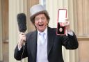 Veteran entertainer Sir Ken Dodd at Buckingham Palace, London, after he was made a Knight Bachelor of the British Empire by the Duke of Cambridge. PRESS ASSOCIATION Photo. Picture date: Thursday March 2, 2017. See PA story ROYAL Investiture. Photo credit