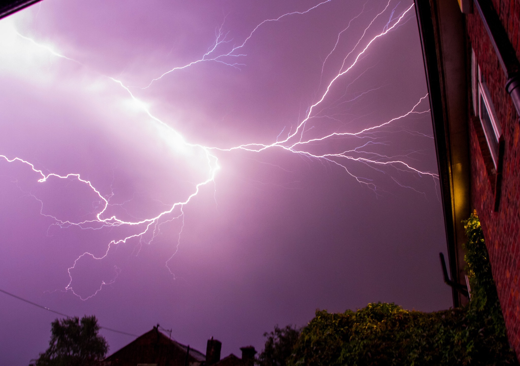 Lightning in Moulton by Heather Wilde