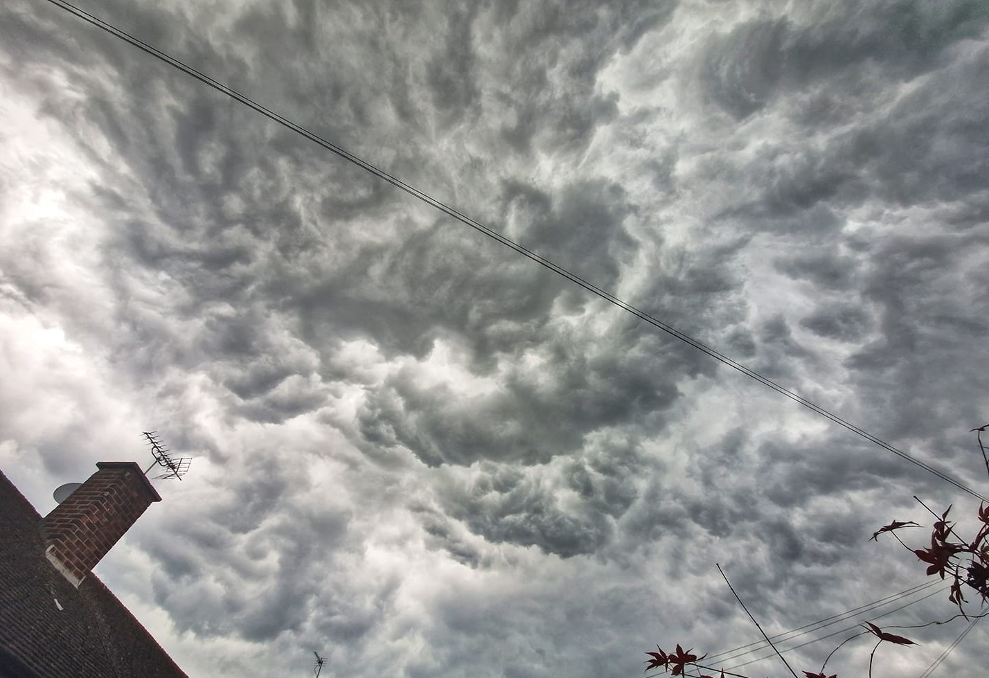 Stormy skies over Northwich by Donna Maria Long