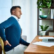 Many people are suffering from bad backs due to working from home