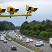 A driver caught on camera speeding at 103mph on a motorway has avoided a ban