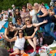 Families, friends and neighbours gather to enjoy food, drink and films together at The Carrs Park Picture: Jonathan Faber Press and Portraiture)