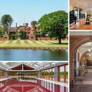 A £12.5m country estate near Knutsford has gone up for sale