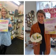 From left, Sabrina Cowley from It's The Little Things and Amy Travis from Kanoa Living, two Knutsford businesses taking part in the Tenner Trail