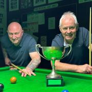 H Astles Pairs competition winners Steve Bond and Andy Long