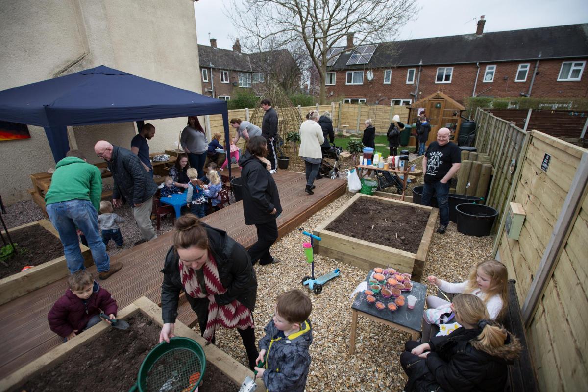 The opening of the Secret Garden of Springfields project. Photos by WA16PR
