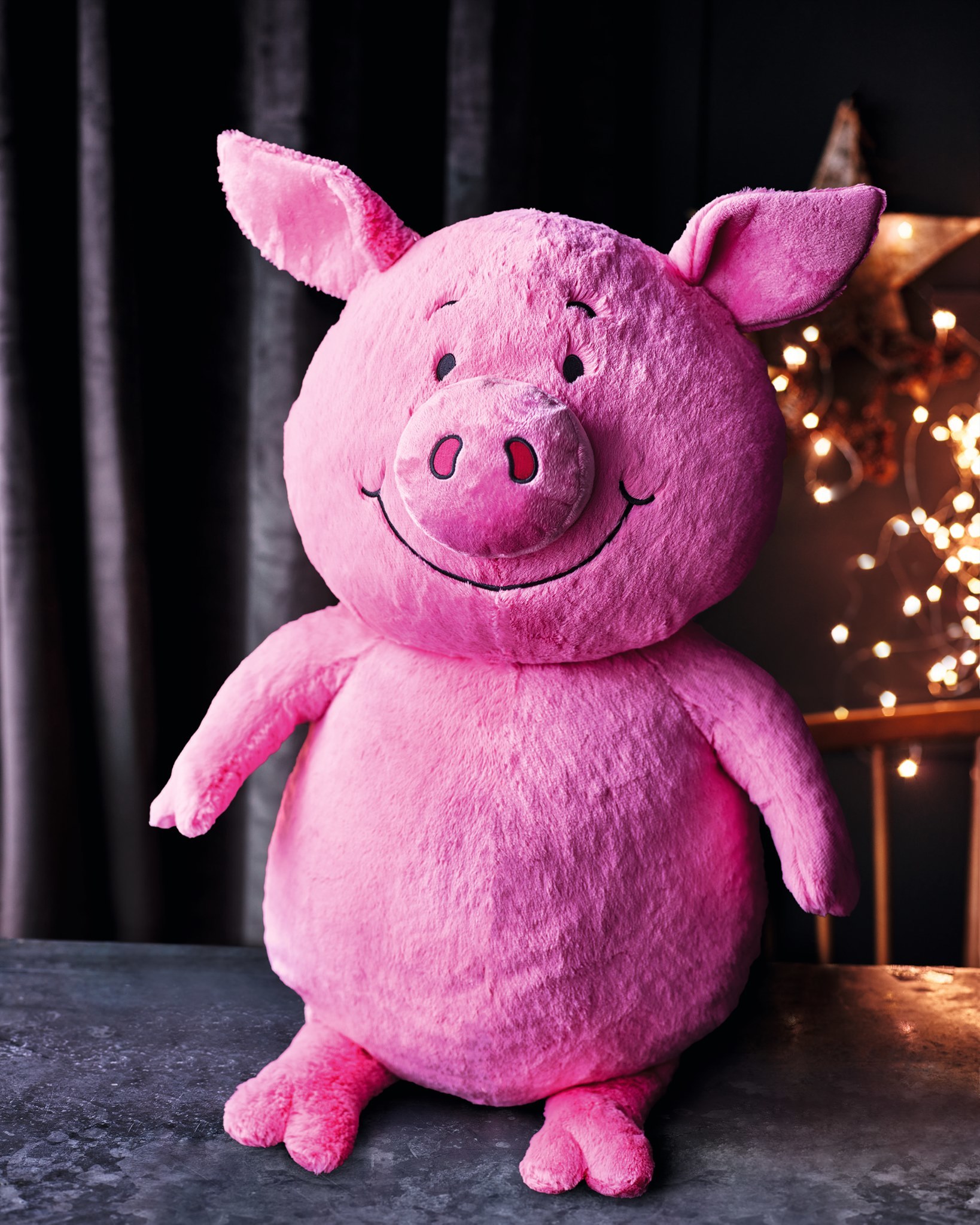 ❤️ Percy Pig Soft Toy Christmas M&S 2021 Large Teddy Limited Edition 60cm Plüsch 