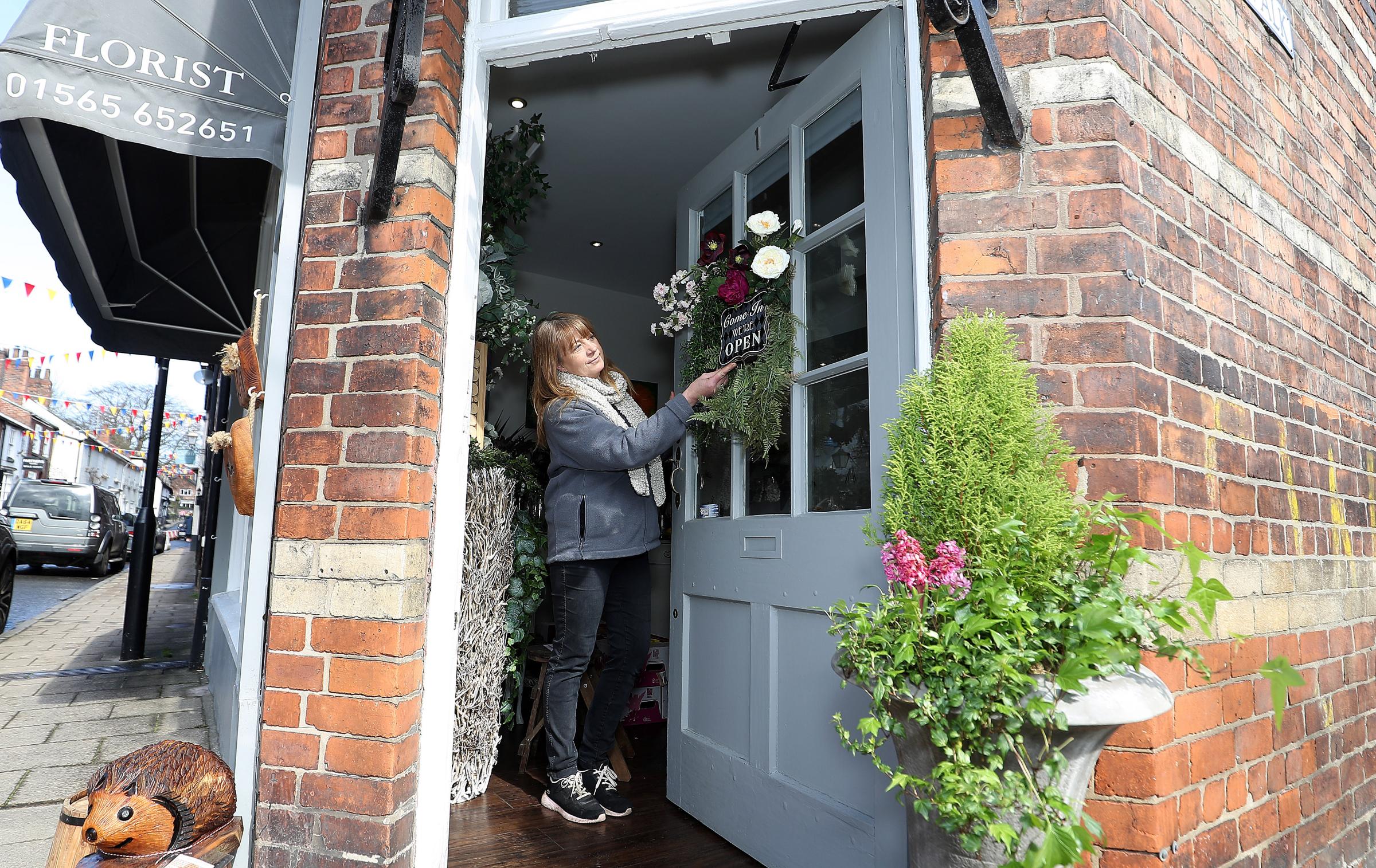 Florist Jo Ashton, owner of The White Orchid - PA Images