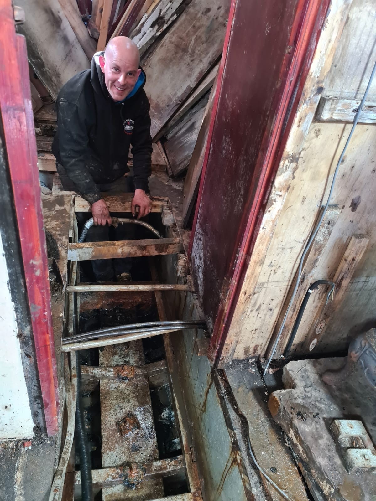 Latest photos from the Robins family who are restoring a WW2 warship