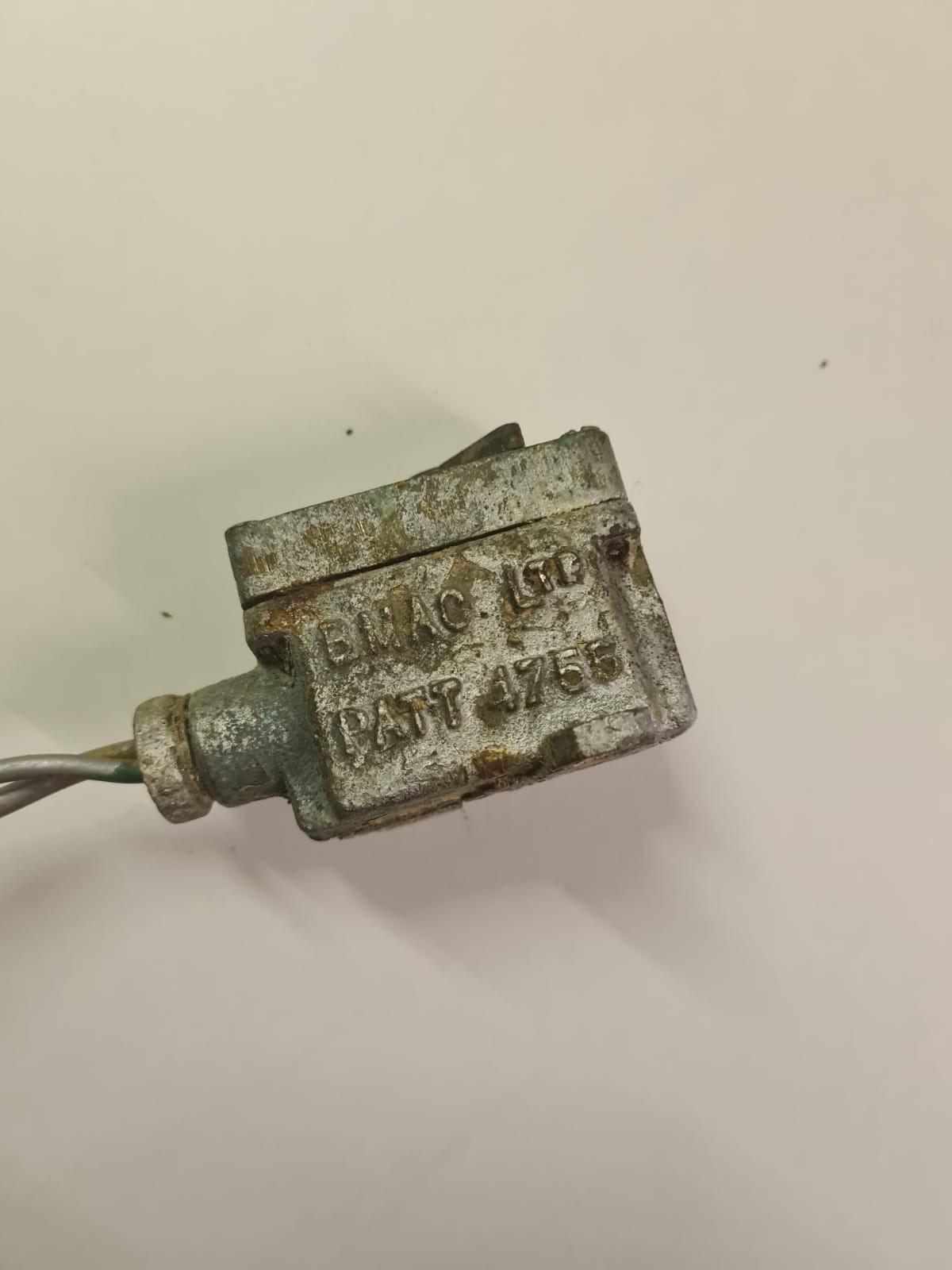 Original switch found on the WW2 warship