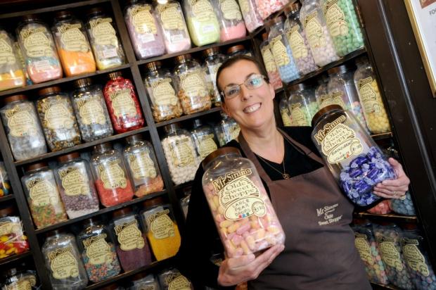 Knutsford Guardian: Julia Shard of Mr Simms Olde Sweet Shoppe