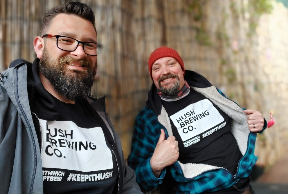 Friends and foodies Chris Birtwistle and Simon Appleton spend all their spare time sharing their passion for beer after forming Hush brewing co in a garden shed
