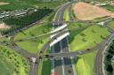 Work to install a bridge over the M6 through the existing roundabout at junction 19 will make significant progress after next month's work