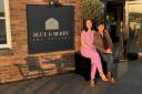 Jess Flewitt and Josie Clancy at their new Blue & Berry Art Gallery