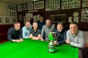 (Left to right) The Tatton A team of Freddie Rowley, Pete Blain, Ian McHale, Dave Blackburn, Rob Clarke, Ian Snelson and David Taylor with the trophy