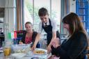 Pupils from Manor Park Primary School served a three-course meal to guests, parents and teachers at a pop-up restaurant