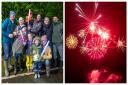 Families enjoy a spectacular fireworks display at Mere and Tabley Community Club