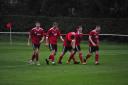 Knutsford FC goal celebration, from earlier this season