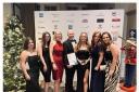 Hillsgreen staff celebrate hat trick win at North Cheshire Business Awards