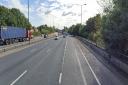 A driver from Alderley Edge was clocked speeding on the A40 in London