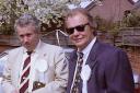 Martin Bell and David Soul canvassing during the Tatton election in 1997