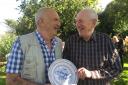 TERRY PRICE GOOSTREY SHOW CHAMPION RECEIVES THE FRANK CARTER MEMORIAL PLATE FROM