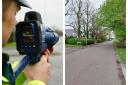 Police caught one driver speeding at 43mph during a safety check on Tabley Road