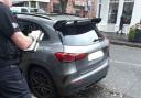 The driver of this car was fined for parking on zig zag lines on London Road in Alderley Edge