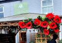 Myke Caulton Floral Couture has created a special display to support the 100th anniversary of the Poppy Appeal