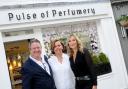 Peter Murray , Melanie Seddon and Danielle Brotherton at Pulse of Perfumery