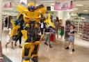Transformer Bumblebee will be posing for pictures with children during this half-term holiday