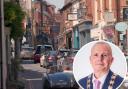 New mayor of Knutsford Cllr Mike Houghton has vowed to tackle 'the appalling condition' of roads and pavements in the town