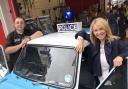 Tatton MP Esther McVey joined visitors to see a selection of vintage vehicles at Wilmslow Fire Station Open Day Pictures: Cheshire Fire and Rescue Service
