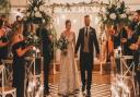 Katy and Adam Whitehead chose Larkspur Lodge for their wedding