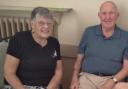 Lifelong NSPCC fundraiser Maureen Wolly and husband  Geoff